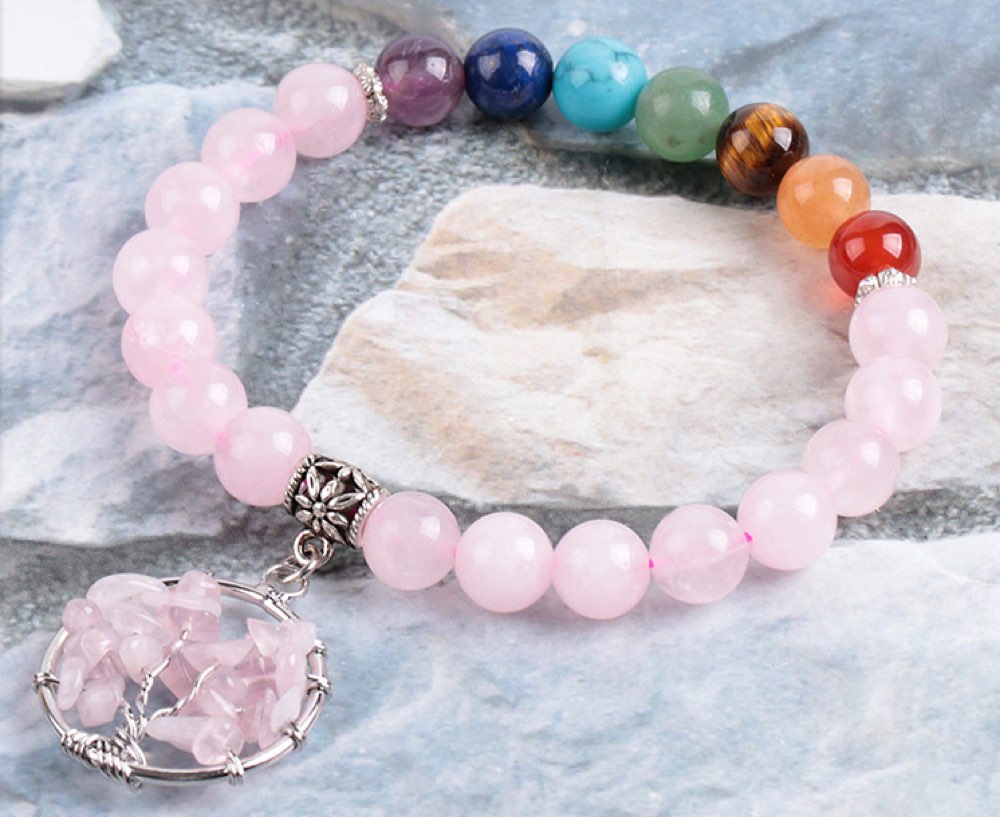 Crystal bead bracelet