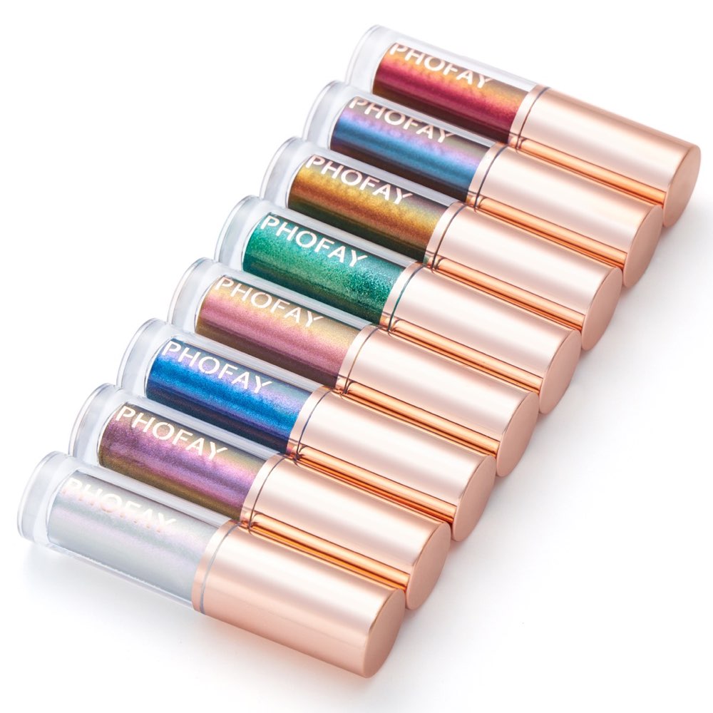 Liquid glitter eyeliner set