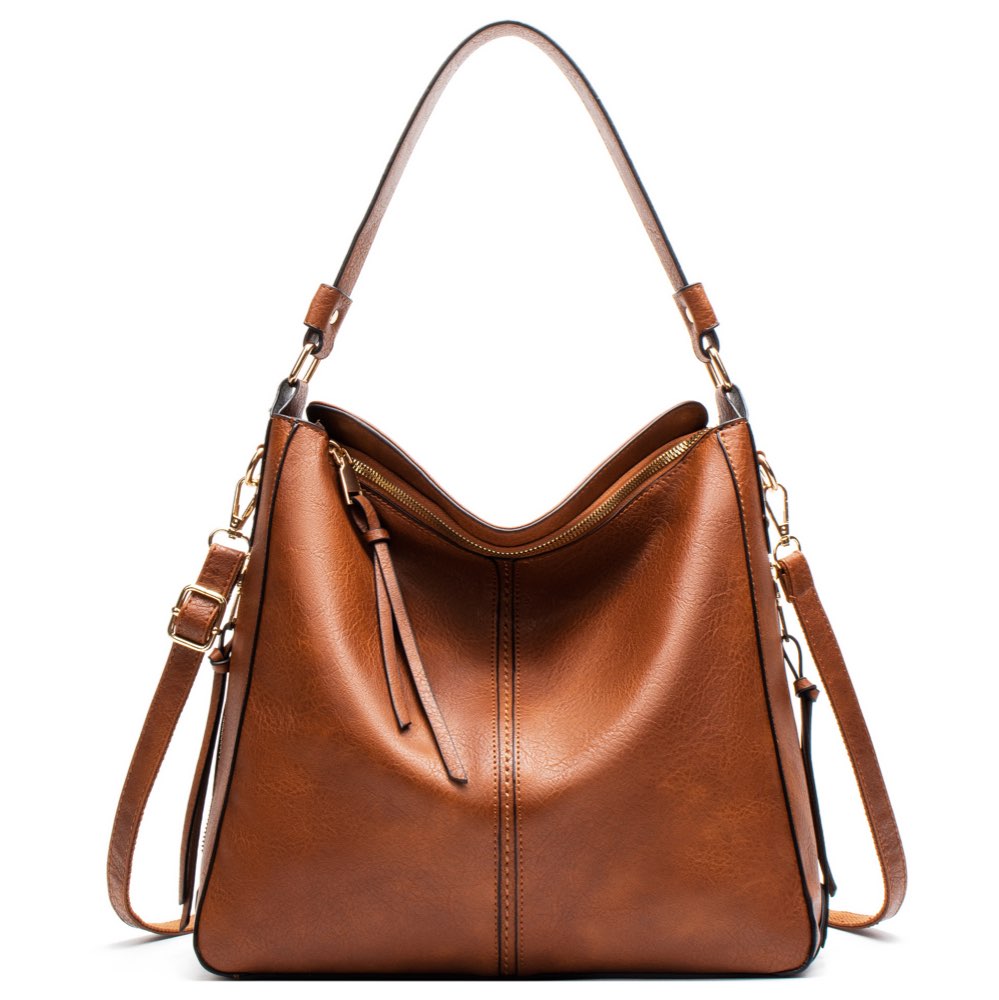 Slouchy hobo shoulder bag